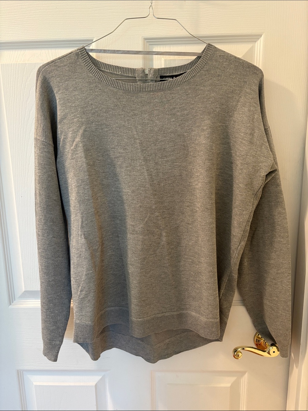 Gray sweater